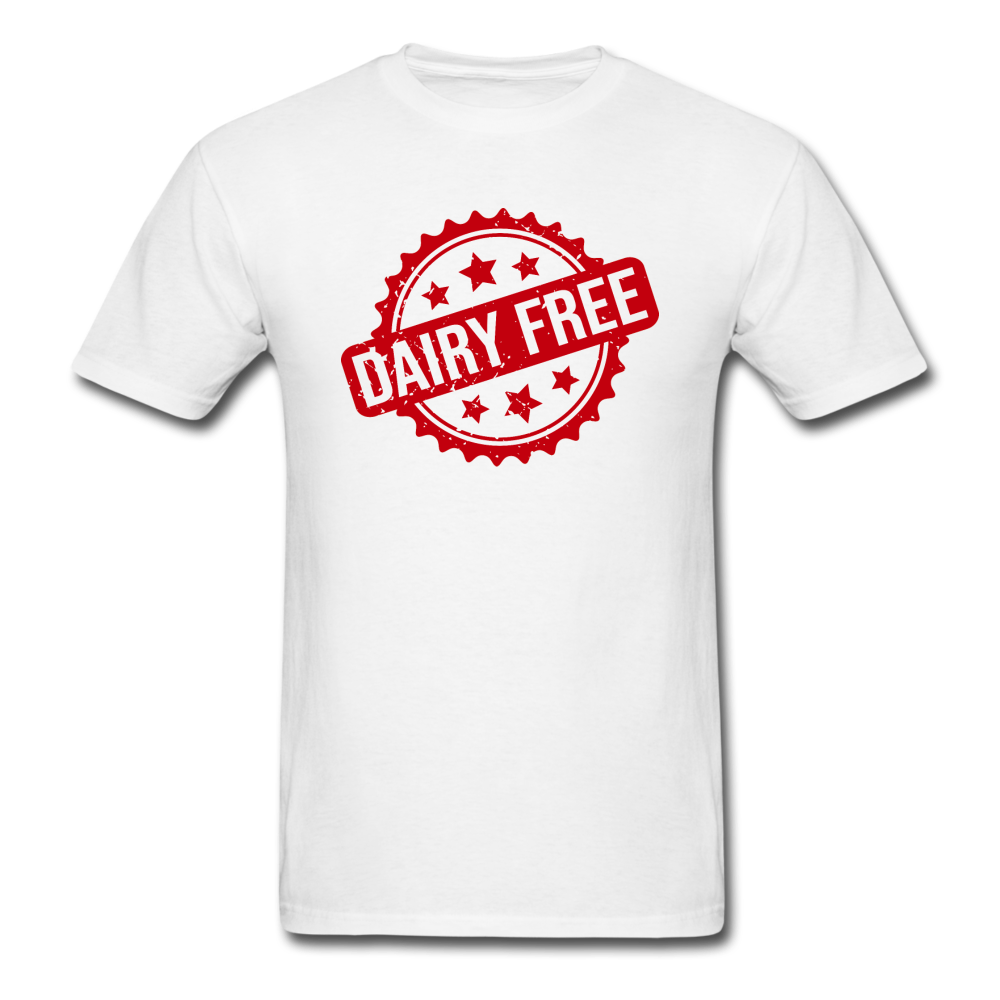 Rubber Stamp - Dairy Free - Seal - Unisex Classic T-Shirt - white