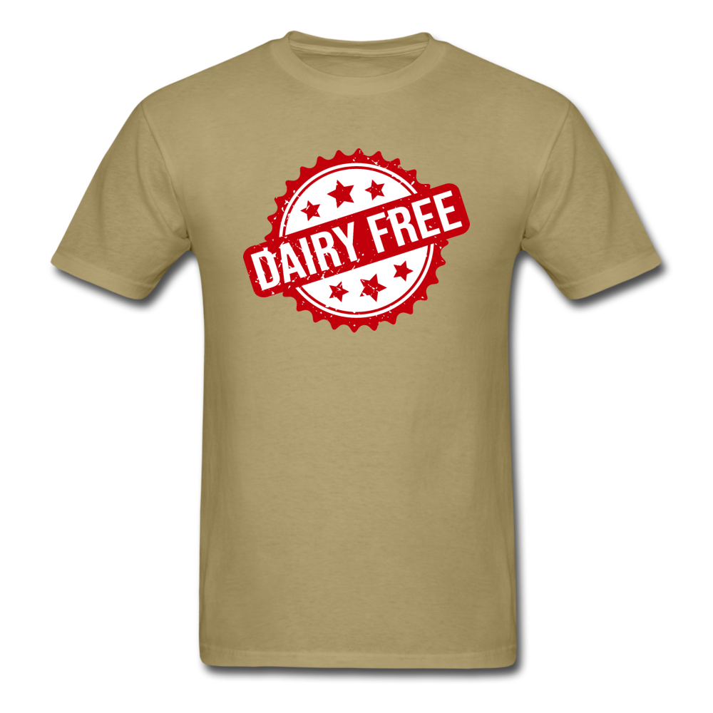 Rubber Stamp - Dairy Free - Seal - Unisex Classic T-Shirt - khaki