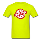 Rubber Stamp - Dairy Free - Seal - Unisex Classic T-Shirt - safety green