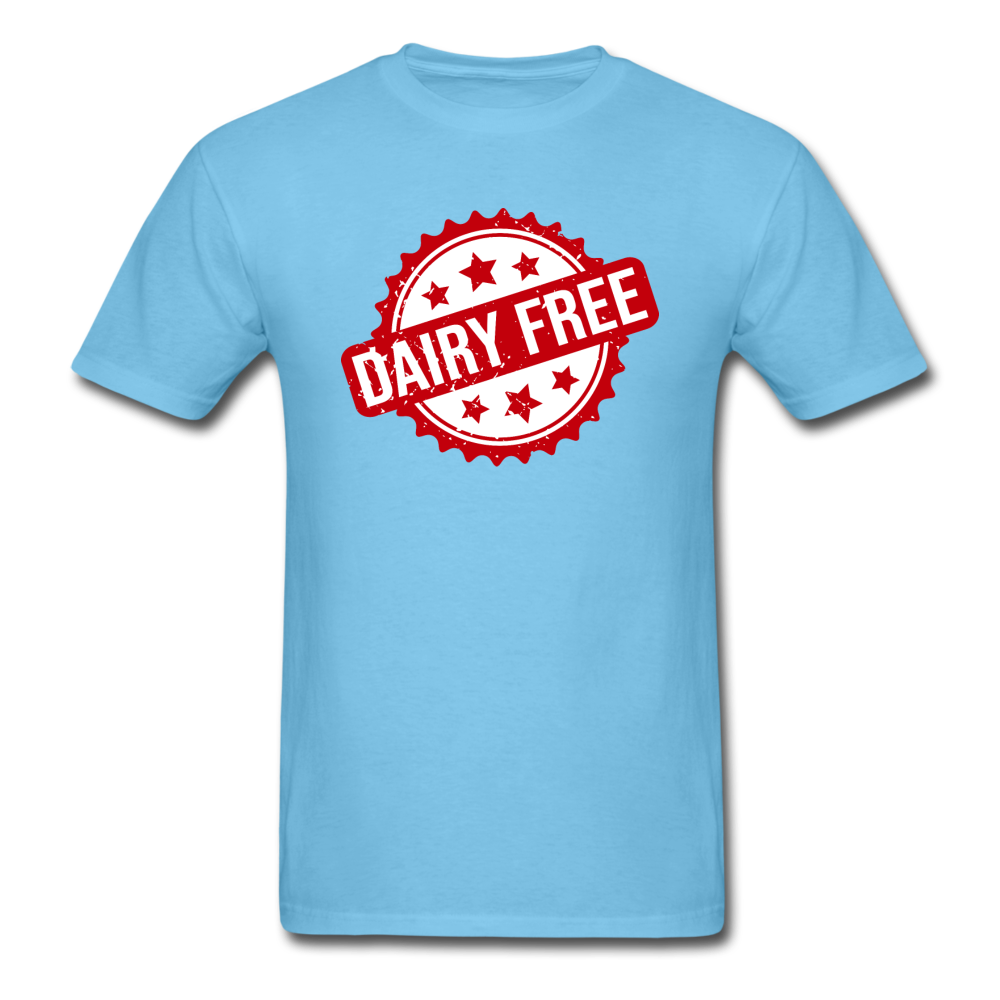 Rubber Stamp - Dairy Free - Seal - Unisex Classic T-Shirt - aquatic blue