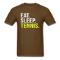 Eat Sleep Tennis - Unisex Classic T-Shirt - brown