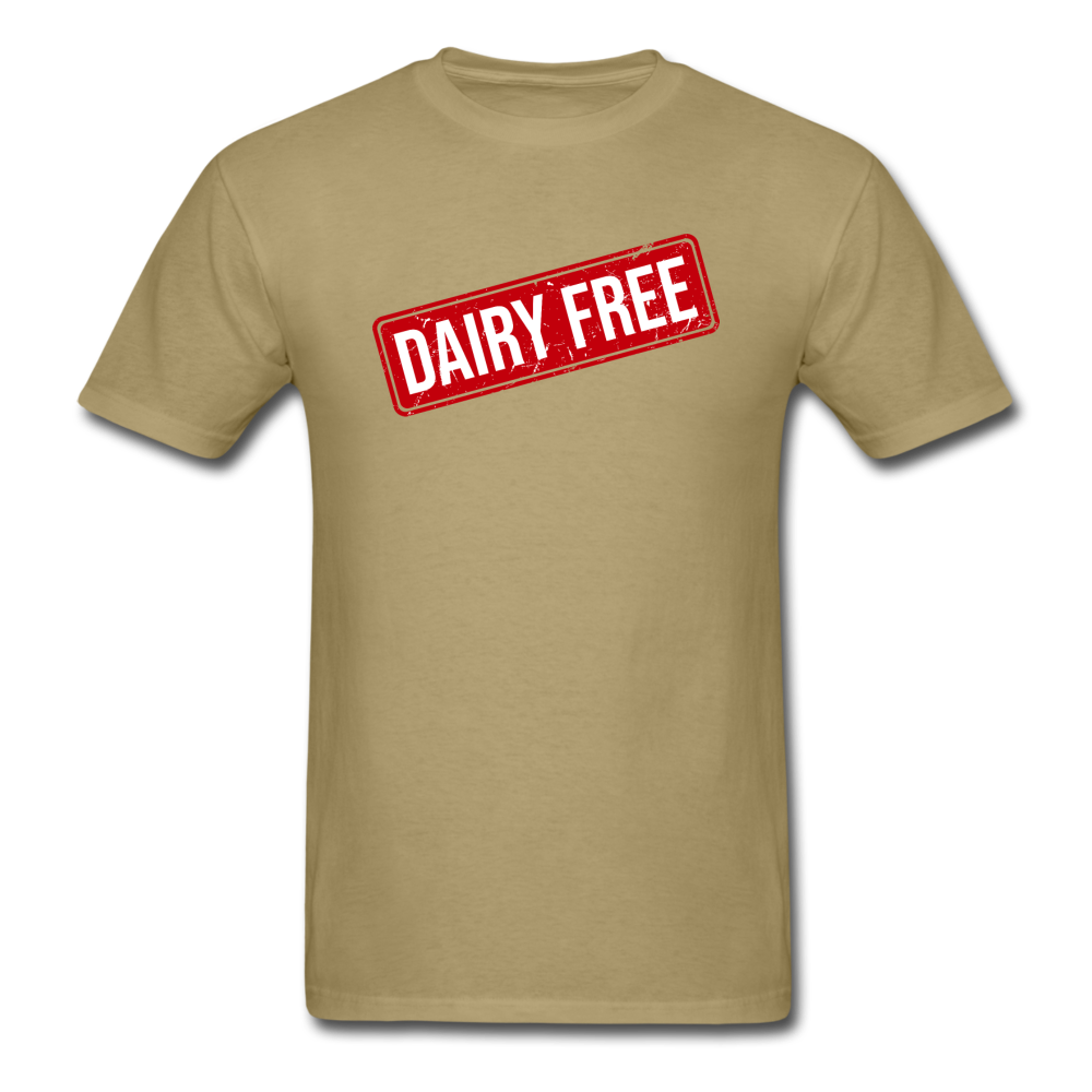 Rubber Stamp - Dairy Free - Stamp - Unisex Classic T-Shirt - khaki