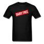 Rubber Stamp - Dairy Free - Stamp - Unisex Classic T-Shirt - black