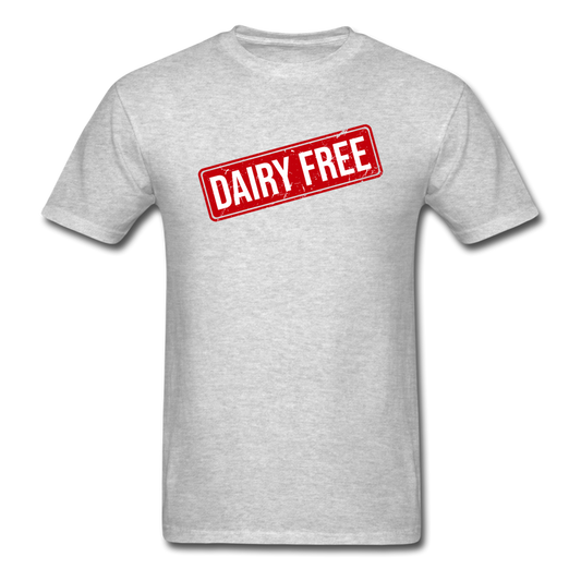 Rubber Stamp - Dairy Free - Stamp - Unisex Classic T-Shirt - heather gray