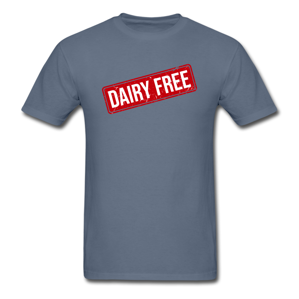 Rubber Stamp - Dairy Free - Stamp - Unisex Classic T-Shirt - denim