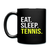 Eat Sleep Tennis - Full Color Mug - black
