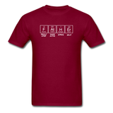 Periodic - Father - White - Unisex Classic T-Shirt - burgundy
