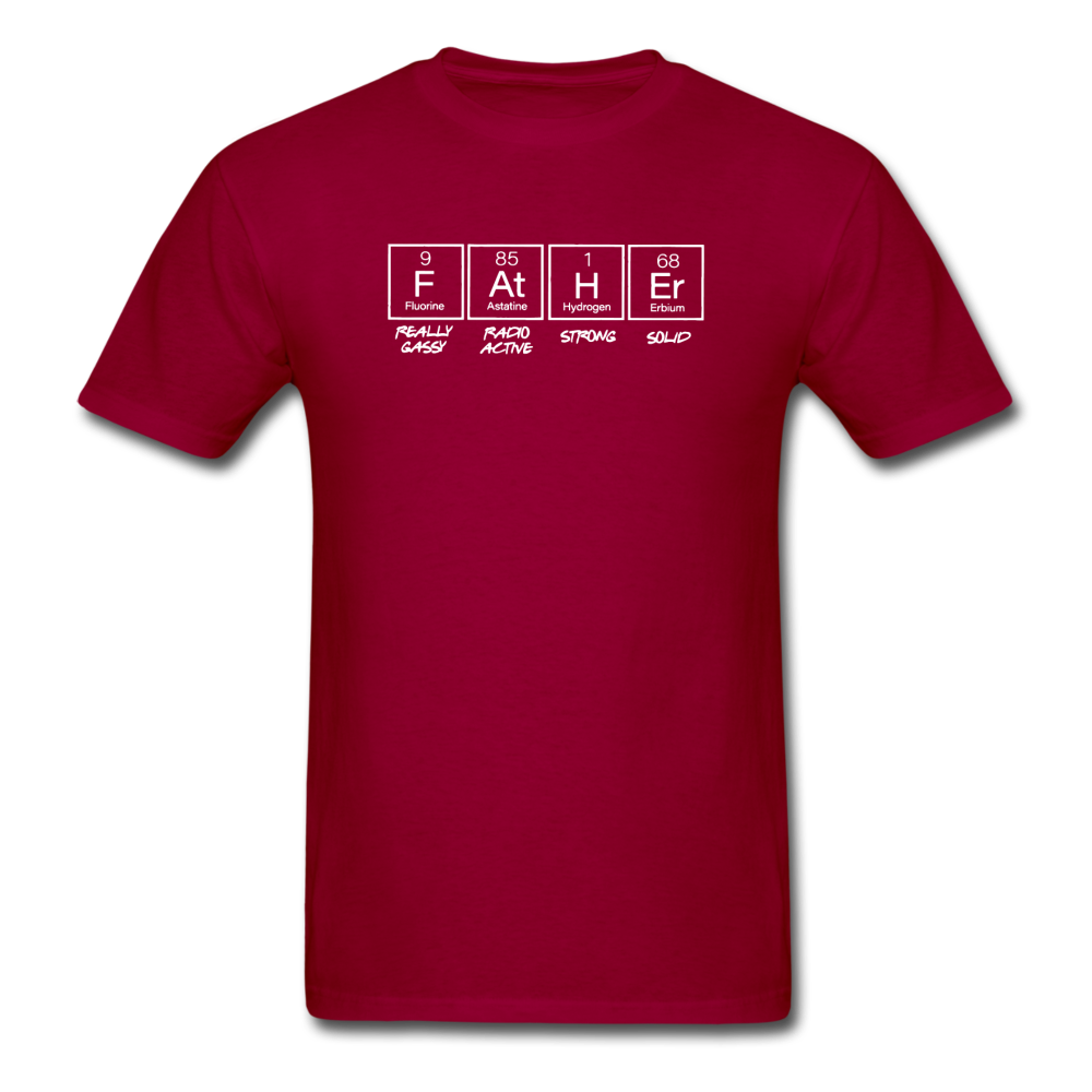 Periodic - Father - White - Unisex Classic T-Shirt - dark red