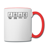 Periodic - Father - Black - Contrast Coffee Mug - white/red