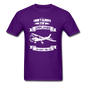 Stop And Look At Airplanes - White - Unisex Classic T-Shirt - purple