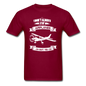 Stop And Look At Airplanes - White - Unisex Classic T-Shirt - burgundy