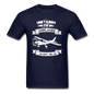 Stop And Look At Airplanes - White - Unisex Classic T-Shirt - navy