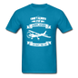 Stop And Look At Airplanes - White - Unisex Classic T-Shirt - turquoise