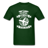 Stop And Look At Airplanes - Airliner - Unisex Classic T-Shirt - forest green