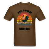 Best Chicken Dad Ever - Unisex Classic T-Shirt - brown