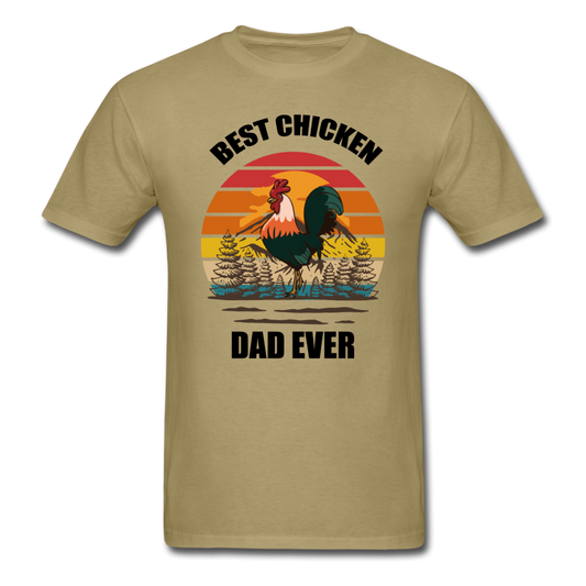 Best Chicken Dad Ever - Unisex Classic T-Shirt - khaki