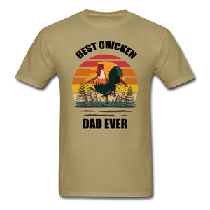 Best Chicken Dad Ever - Unisex Classic T-Shirt - khaki