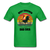 Best Chicken Dad Ever - Unisex Classic T-Shirt - bright green