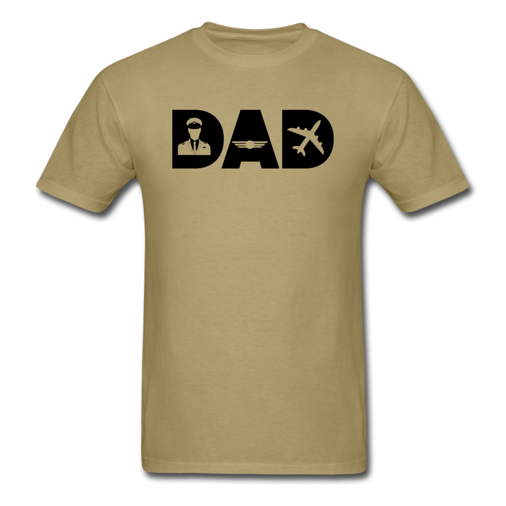 Dad - Pilot - Black - Unisex Classic T-Shirt - khaki