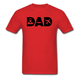 Dad - Pilot - Black - Unisex Classic T-Shirt - red