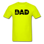 Dad - Pilot - Black - Unisex Classic T-Shirt - safety green