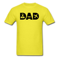 Dad - Pilot - Black - Unisex Classic T-Shirt - yellow