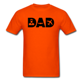Dad - Pilot - Black - Unisex Classic T-Shirt - orange