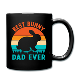 Best Bunny Dad Ever - Full Color Mug - black