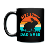 Best Bunny Dad Ever - Full Color Mug - black