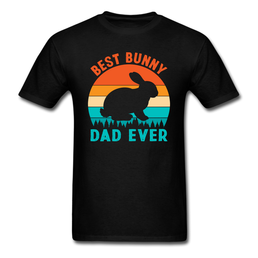 Best Bunny Dad Ever - Unisex Classic T-Shirt - black