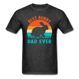 Best Bunny Dad Ever - Unisex Classic T-Shirt - heather black