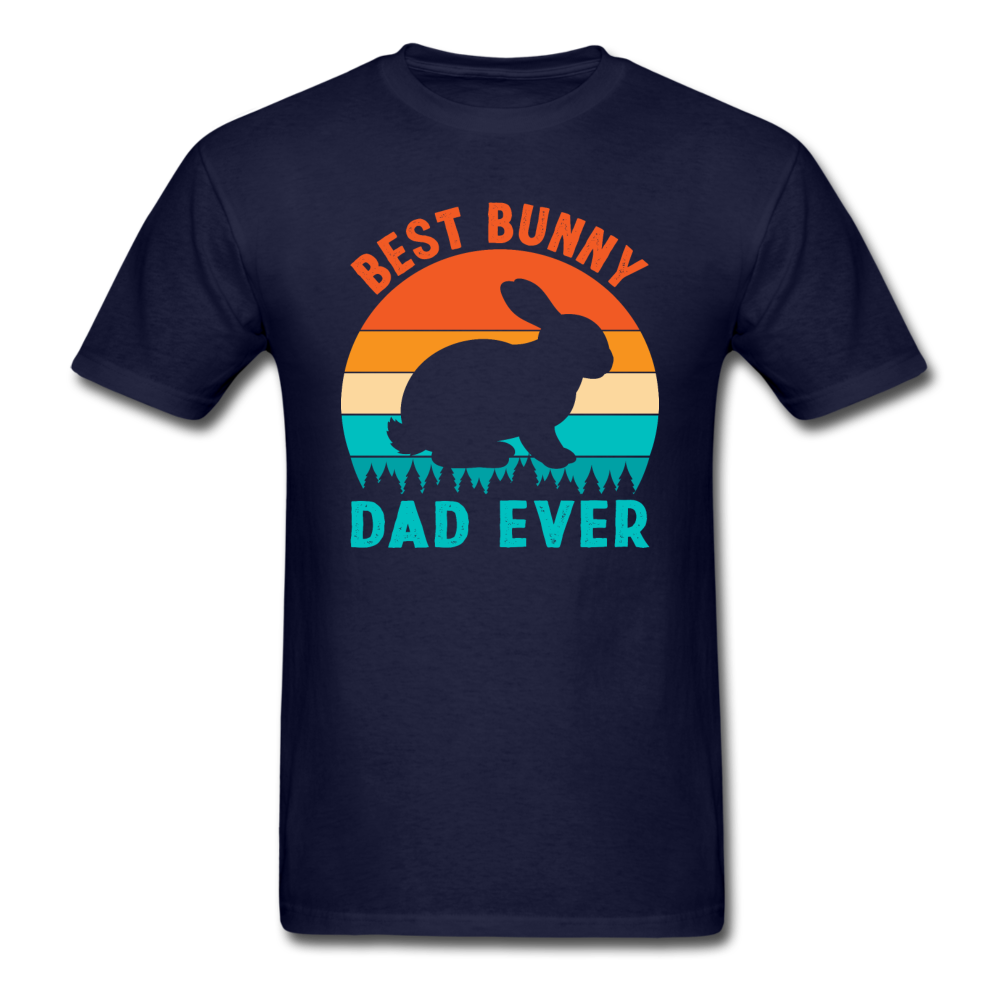 Best Bunny Dad Ever - Unisex Classic T-Shirt - navy