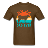 Best Cow Dad Ever - Unisex Classic T-Shirt - brown