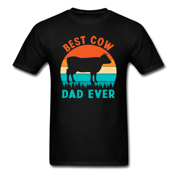 Best Cow Dad Ever - Unisex Classic T-Shirt - black