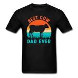 Best Cow Dad Ever - Unisex Classic T-Shirt - black