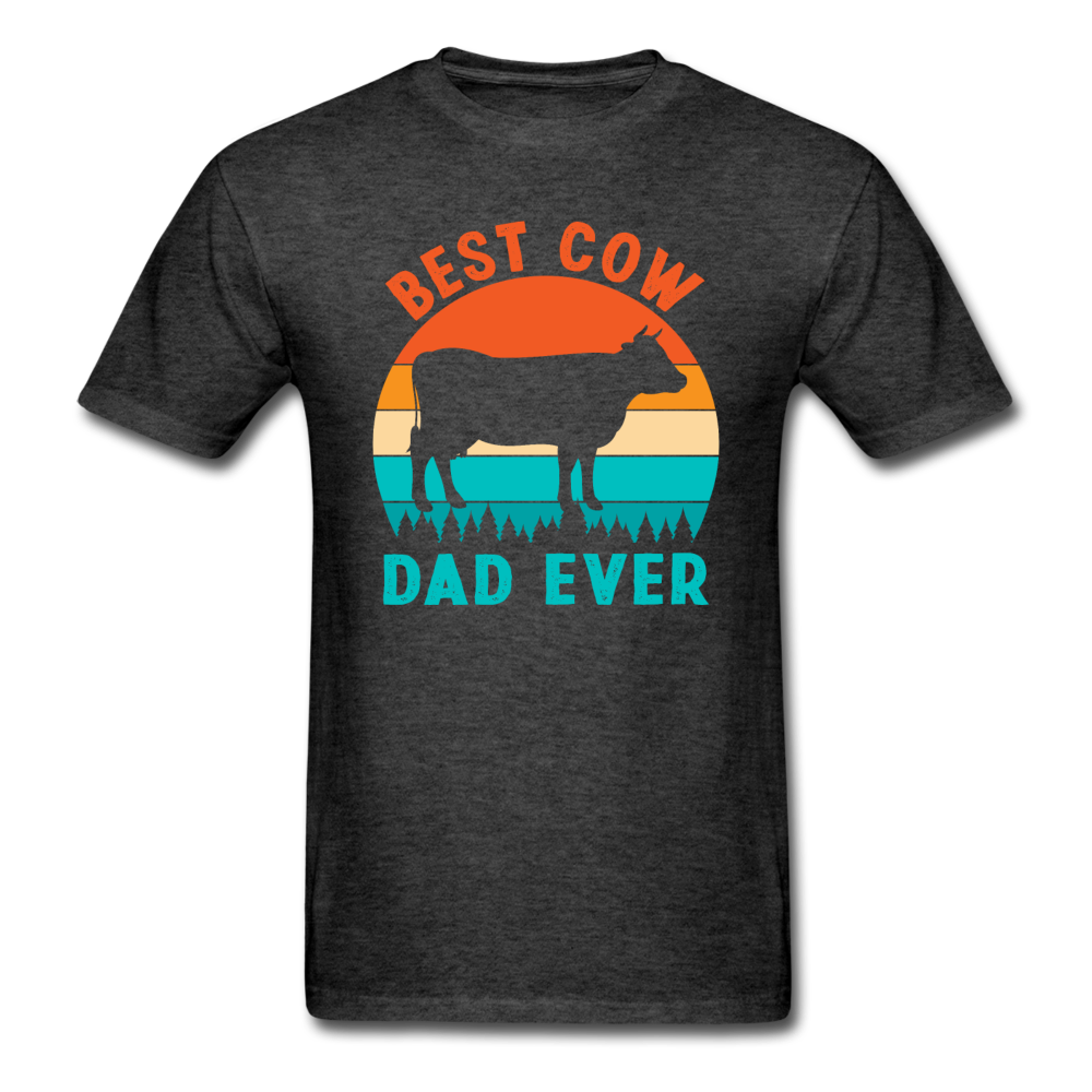 Best Cow Dad Ever - Unisex Classic T-Shirt - heather black