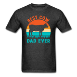 Best Cow Dad Ever - Unisex Classic T-Shirt - heather black