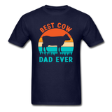 Best Cow Dad Ever - Unisex Classic T-Shirt - navy