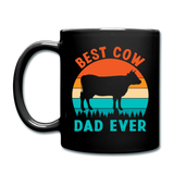 Best Cow Dad Ever - Full Color Mug - black
