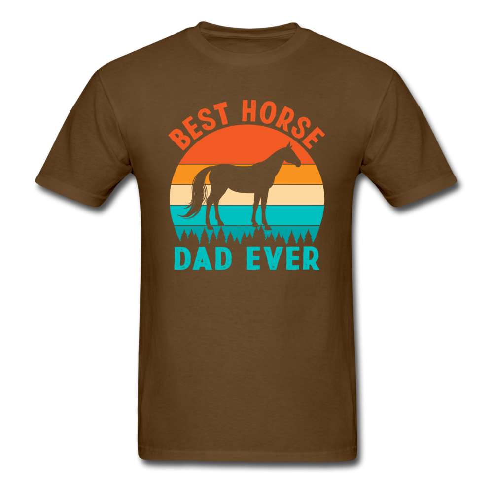 Best Horse Dad Ever - Unisex Classic T-Shirt - brown