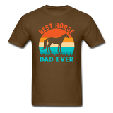 Best Horse Dad Ever - Unisex Classic T-Shirt - brown