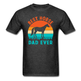 Best Horse Dad Ever - Unisex Classic T-Shirt - heather black