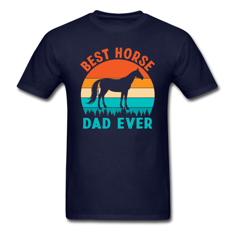 Best Horse Dad Ever - Unisex Classic T-Shirt - navy