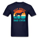 Best Horse Dad Ever - Unisex Classic T-Shirt - navy