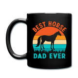 Best Horse Dad Ever - Full Color Mug - black