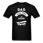 Dad Pilot Myth Legend - Biplane - White - Unisex Classic T-Shirt - black