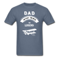 Dad Pilot Myth Legend - Biplane - White - Unisex Classic T-Shirt - denim