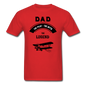 Dad Pilot Myth Legend - Biplane - Black - Unisex Classic T-Shirt - red