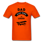 Dad Pilot Myth Legend - Biplane - Black - Unisex Classic T-Shirt - orange