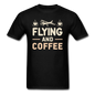 Flying And Coffee - Unisex Classic T-Shirt - black